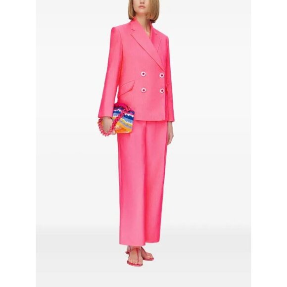 Mira Mikati High-Waisted Straight-Leg Trousers Womens Size 34EU-XS $1027 - Picture 2 of 12